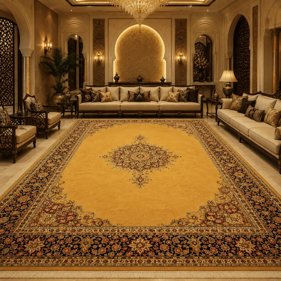 Kerman Persian hand-knotted rug