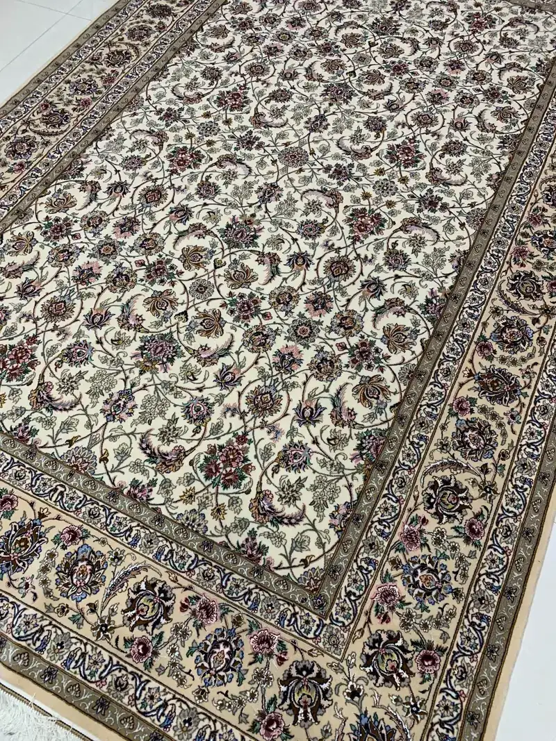 Isfahan Persian Handmade Carpet — Allover Afshan — 200 × 300 cm, PRR-IS-003