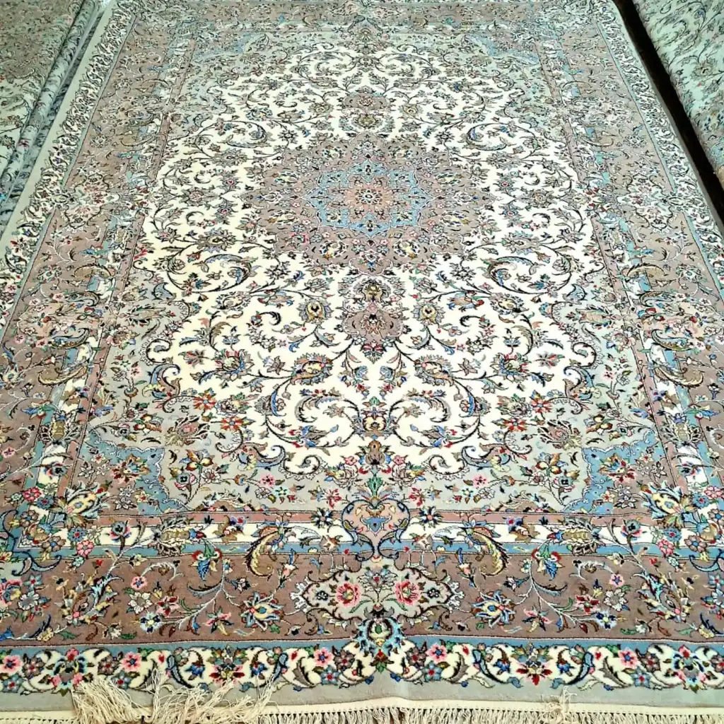 Kashan Persian Hand-Knotted Carpet — Pearl Toranj — 200 × 300 cm — PRR-KH-CH1-021