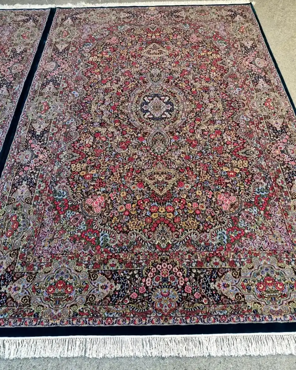 Midnight Blossom Medallion of Kerman — complete view