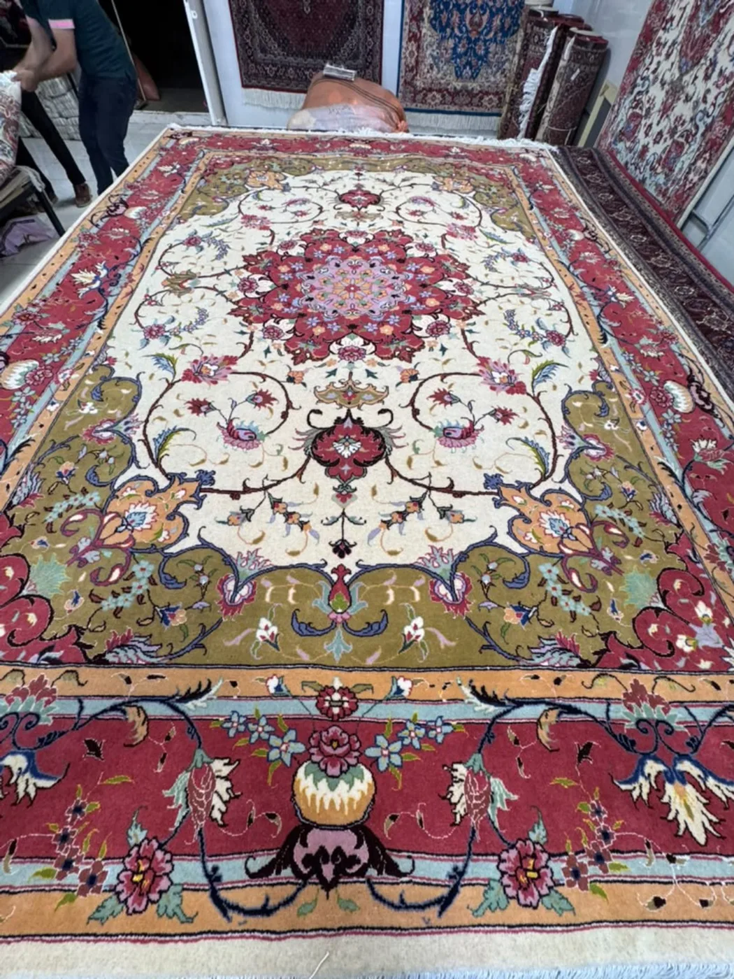 Ardabil Persian Handmade Rug — Crimson Crown — 200 × 300 cm — PRR-AL-CH1-002