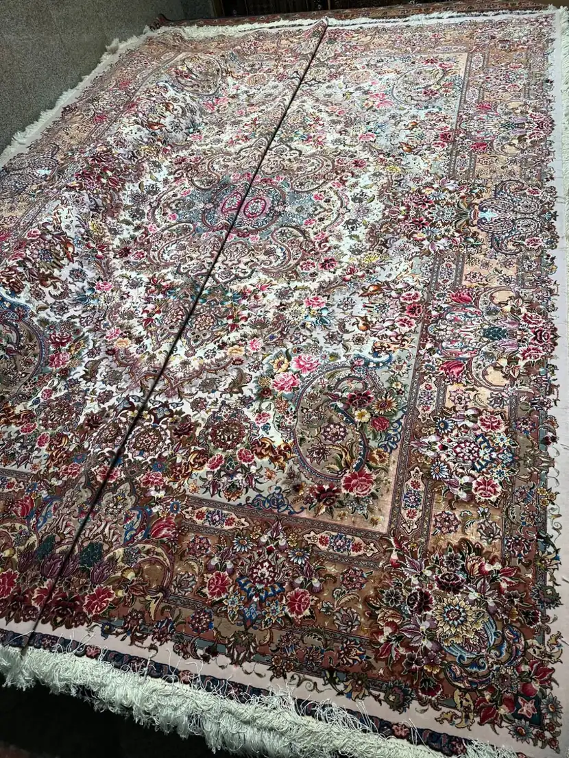 Tabriz Persian Hand-Knotted Rug — Blush Paradise — 200 × 300 cm — PRR-TZ-CH1-015
